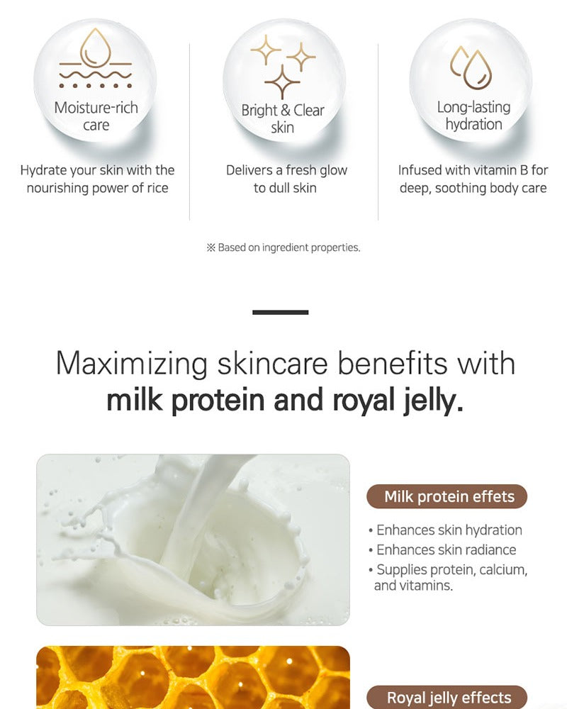KWAILNARA Rice Milk Body Cleanser 560g