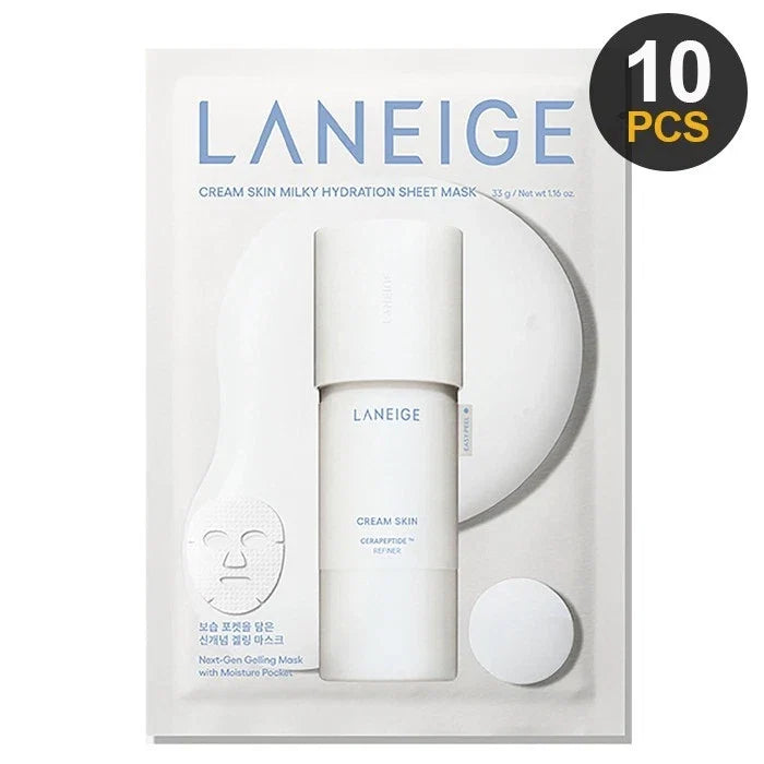 LANEIGE Cream Skin Milky Hydration Sheet Mask 33g x 10pcs