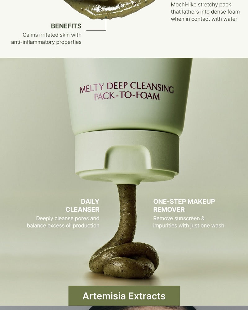 Laka Skin Melty Deep Cleansing Pack-to-Foam 120ml