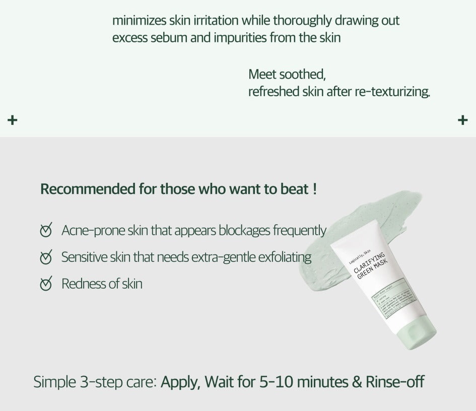Logically Skin Clarifying Green Mask 100g
