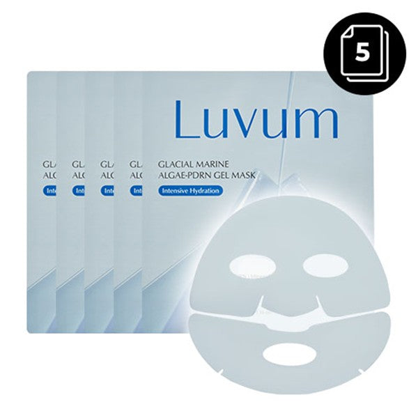 Luvum Glacial Marine Algae-PDRN Gel Mask (5 Sheets)