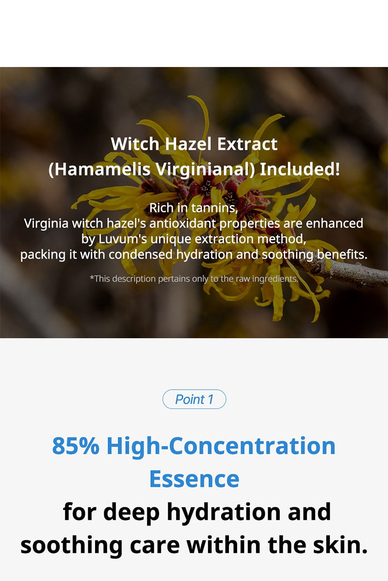 Luvum Witch Hazel Hyaluronic Toner Pad 60 Pads