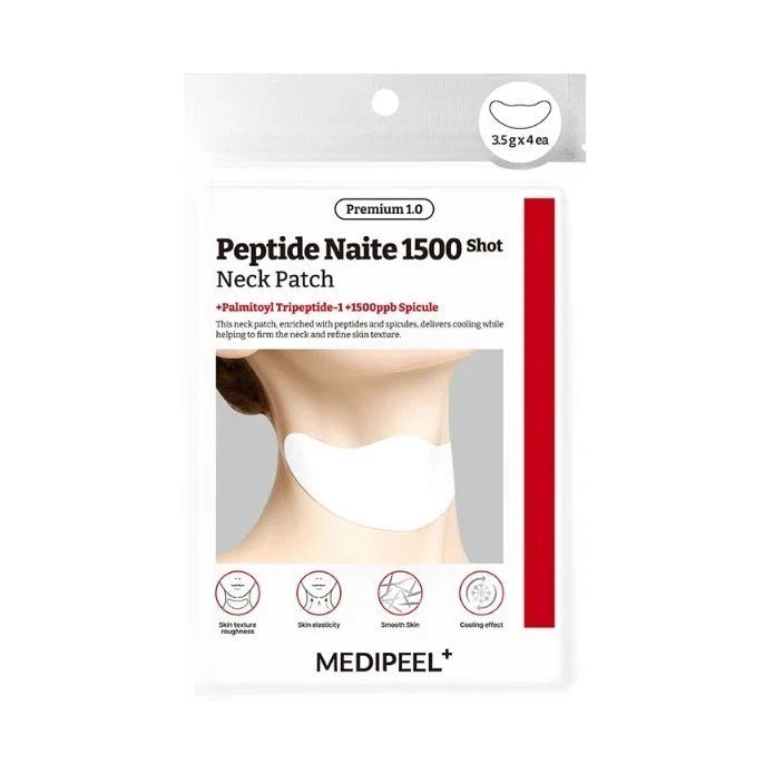 MEDIPEEL Premium 1.0 Peptide Naite 1500 Shot Neck Patch 3.5g x 4ea
