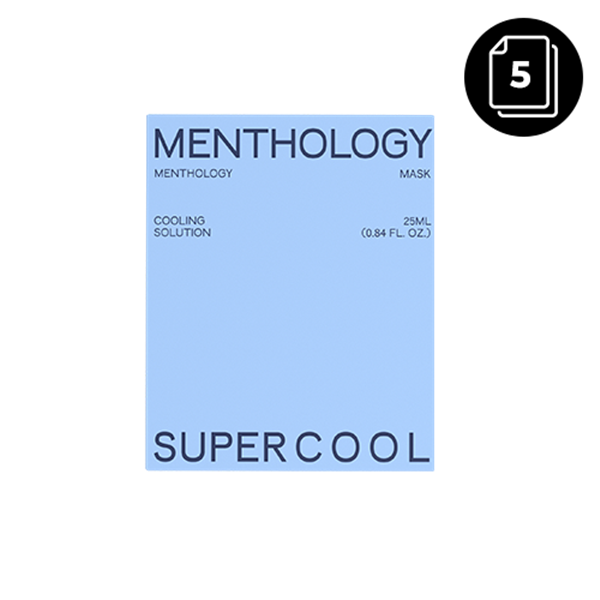 MENTHOLOGY Super Cool Mask 25ml x 5
