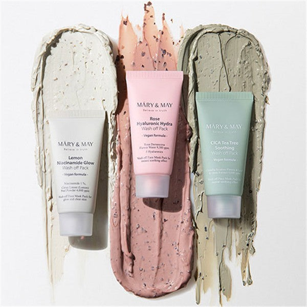 Mary&May CICA Tea Tree Soothing Wash-Off Pack 30g