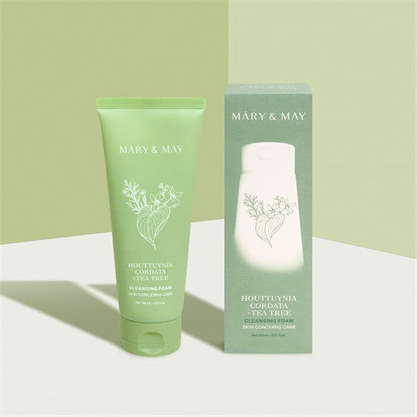 Mary&May Houttuynia Cordata + Tea Tree Cleansing Foam 150ml