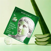 Mary&May Vegan Collagen Fresh Aloe Mask 30g x 4
