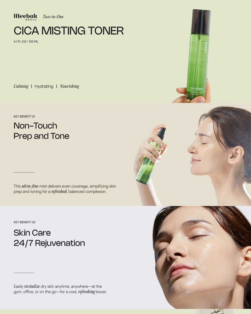 Meebak Cica Toner 120ml