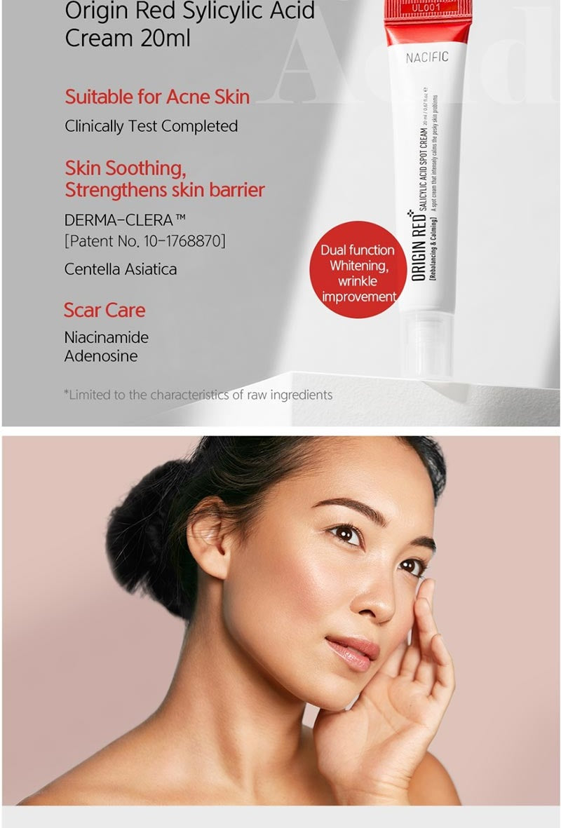 NACIFIC Origin Red Salicylic Acid Spot Cream 20ml