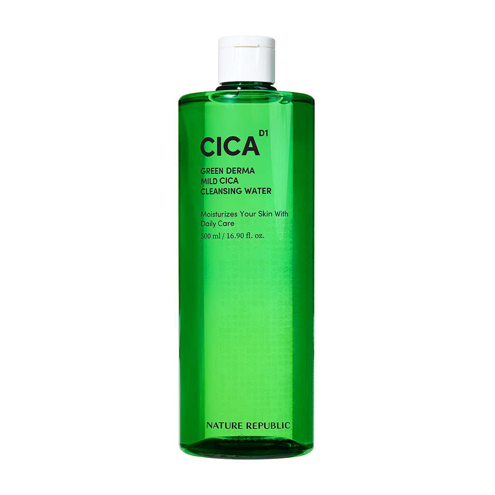 NATURE REPUBLIC Green Derma Mild Cica Cleansing Water 500ml