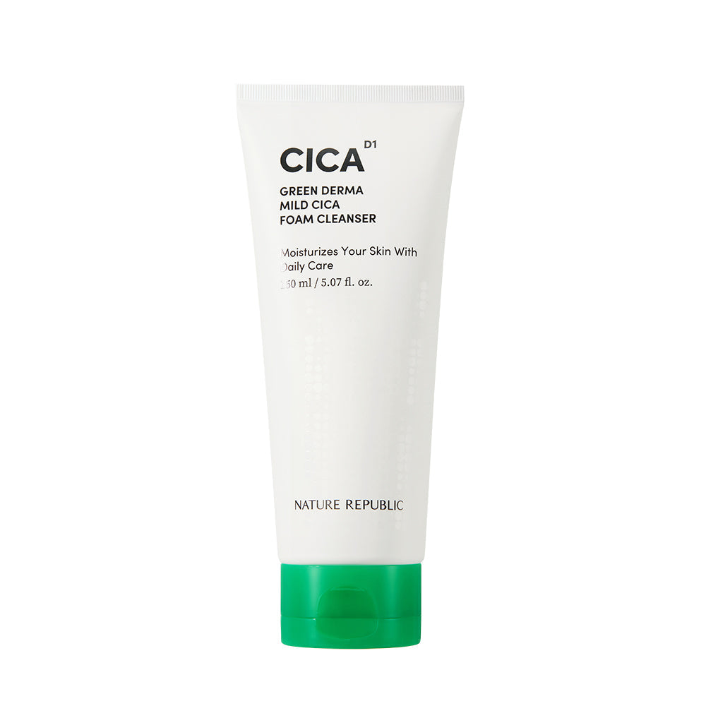 NATURE REPUBLIC Green Derma Mild Cica Foam Cleanser 150ml