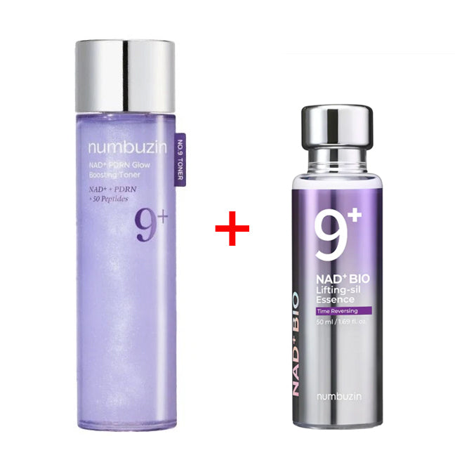 NUMBUZIN No.9 PDRN Glow Boosting Toner + Bio Lifting-sil Essence Set