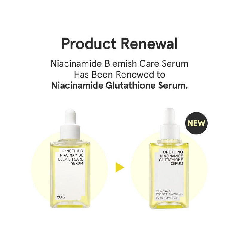 ONE THING Niacinamide Glutathione Serum 50ml
