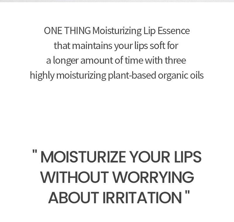 ONE THING Organic Oil Lip Essence 13g