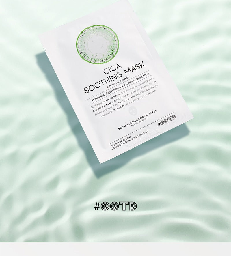 OOTD Cica Soothing Mask 10 sheets