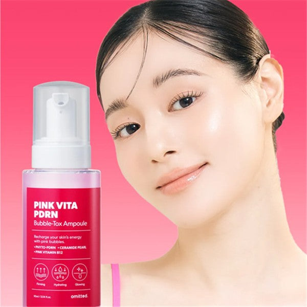 Omitted Pink Vita PDRN Bubble-Tox Ampoule 90ml