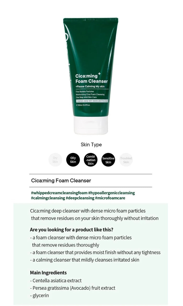 One-day's You Cicaming Foam Cleanser 150ml