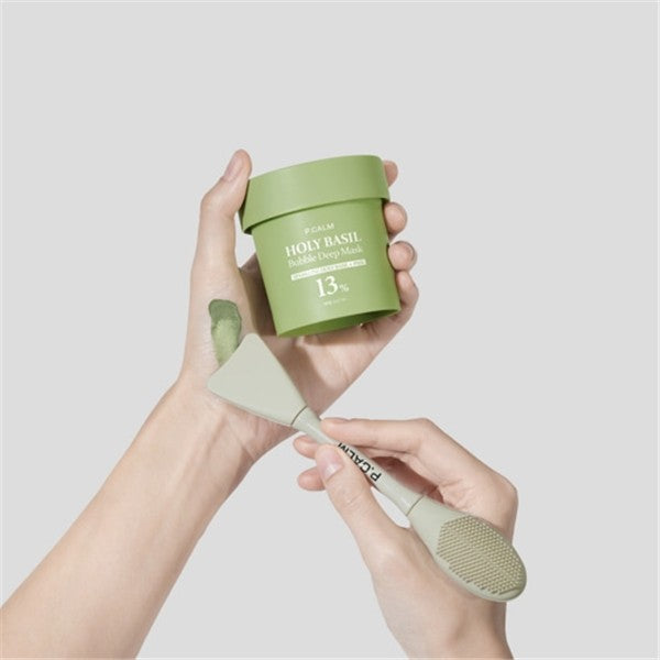 P.CALM Holy Basil Bubble Deep Mask 90g