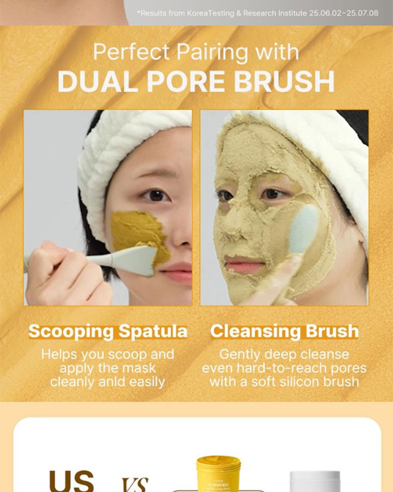 P.CALM Turmeric Bubble Deep Mask 90g