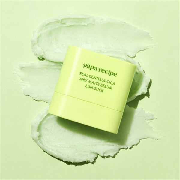 Papa Recipe Real Centella Cica Airy Matte Sebum Sun Stick 10g