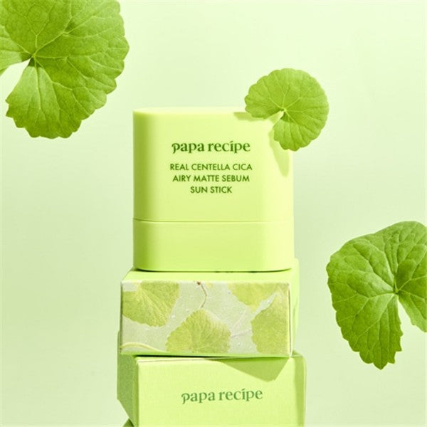 Papa Recipe Real Centella Cica Airy Matte Sebum Sun Stick 10g