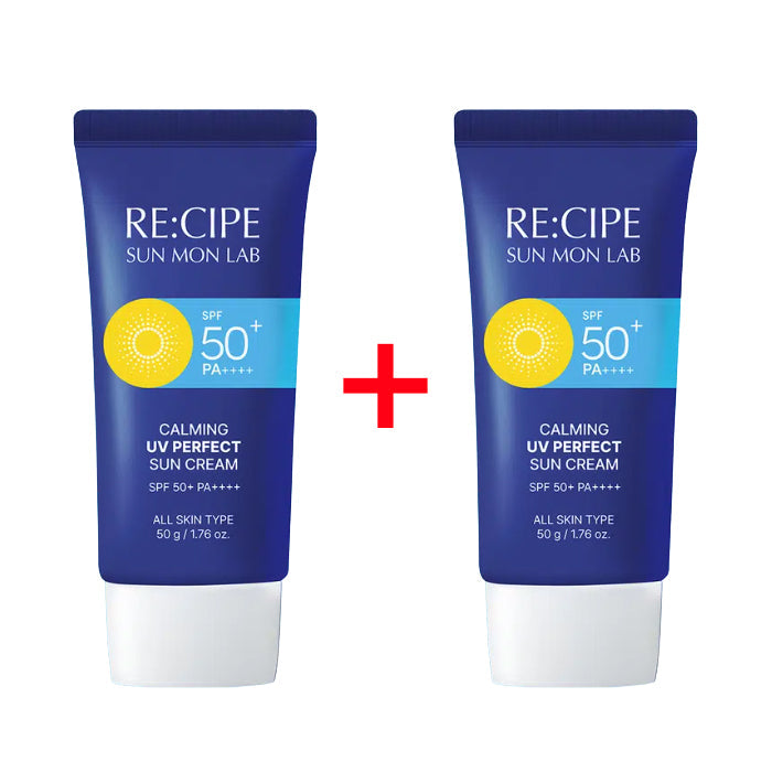 RE:CIPE SUN MON LAB Calming UV Perfect Sun Cream 50g x 2ea (SPF50+ PA++++)