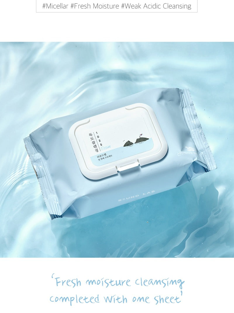 Round Lab 1025 Dokdo Cleansing Tissue (30 sheets)