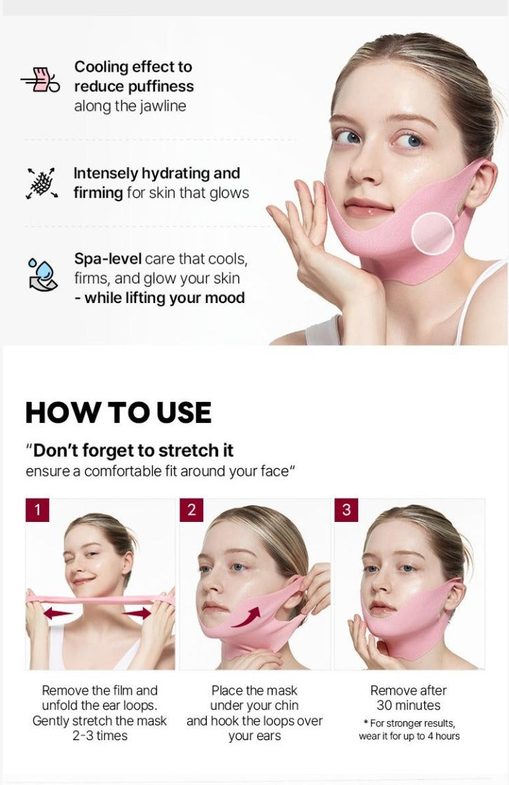 ROUND LAB Camellia Deep Collagen V Lifting Gel Mask (4 sheets)
