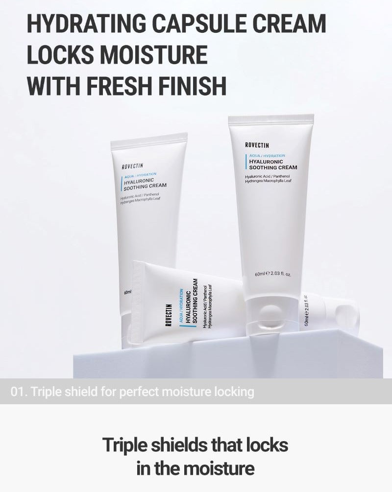 Rovectin Aqua Hyaluronic Soothing Cream 60ml