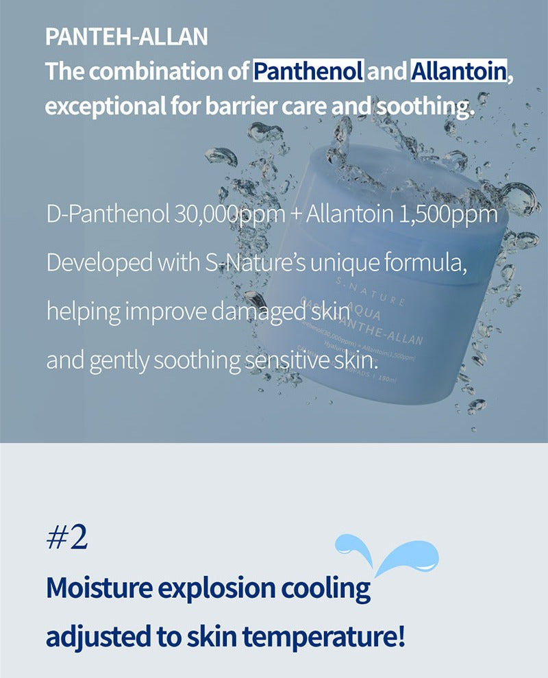 S.NATURE Aqua Oasis Panthe-Allan Calming Pad 60pcs
