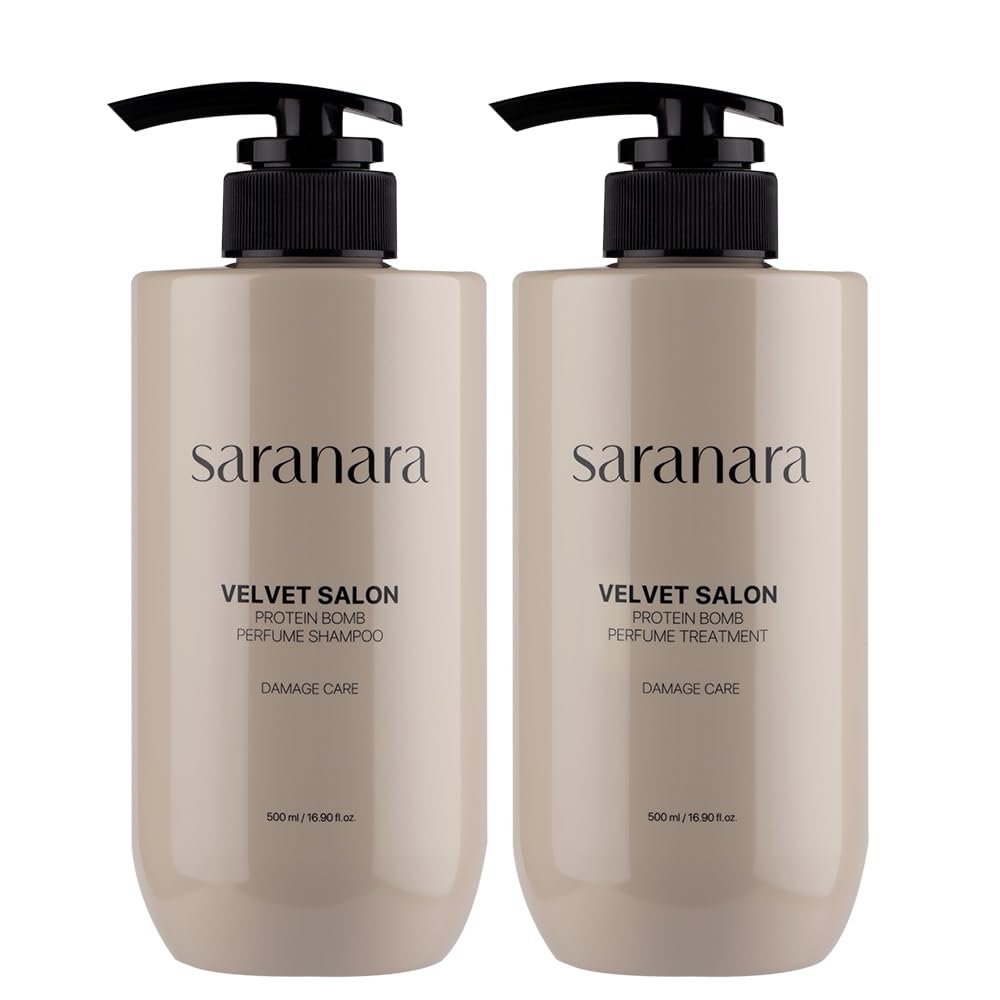 SARANARA Velvet Salon Protein Bomb Perfume (Shampoo & Treatment)