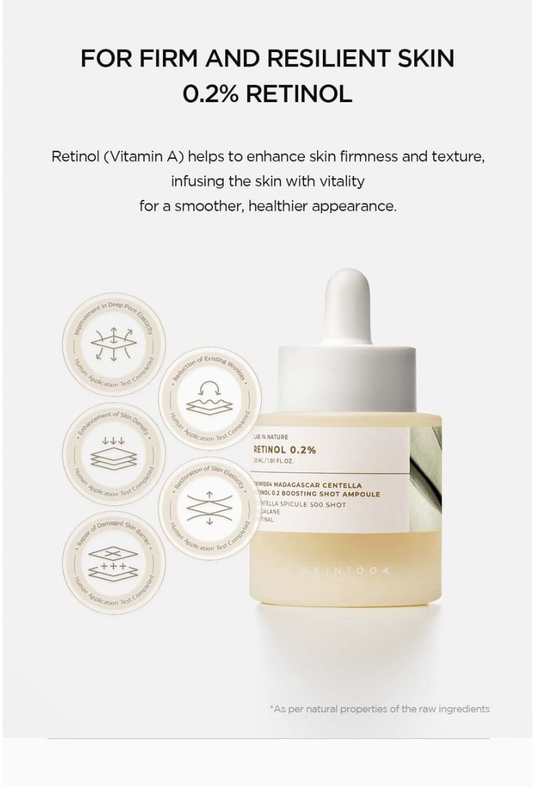 SKIN1004 Lab in Nature Retinol 0.2 Boosting Shot Ampoule 30ml