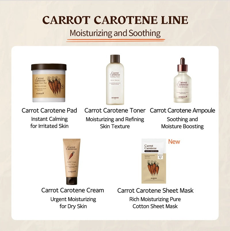 SKINFOOD Carrot Carotene Mask (10 Sheets)