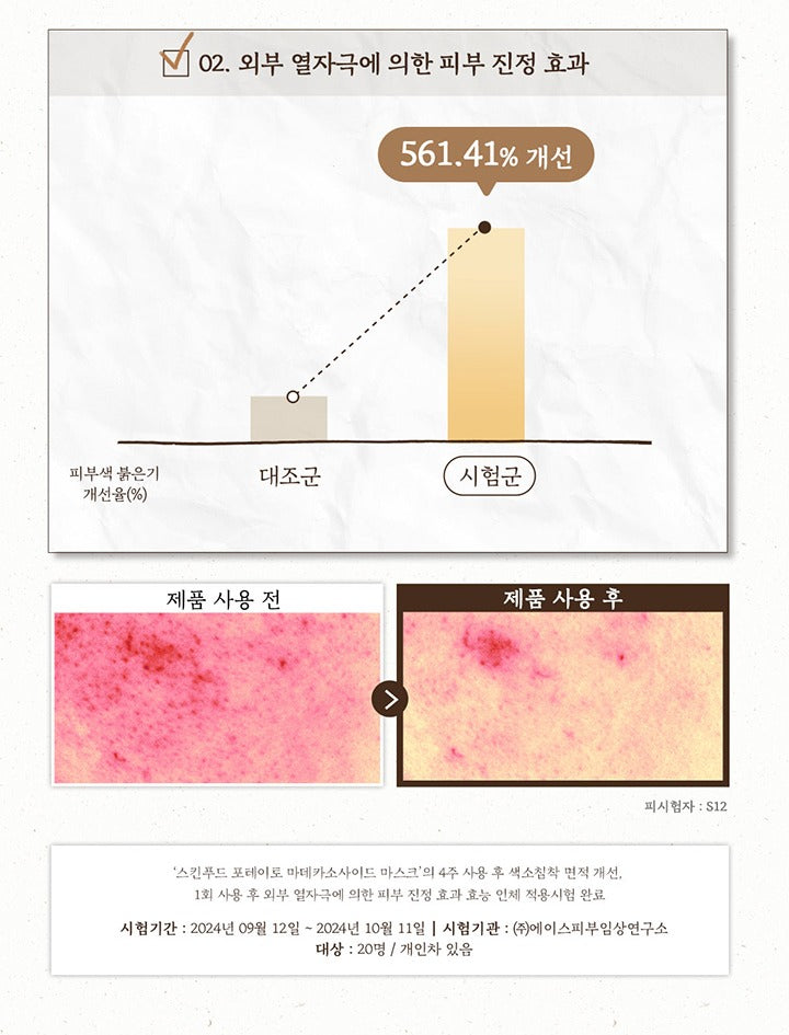 Skinfood Potato Madecassoside Mask 10 sheets