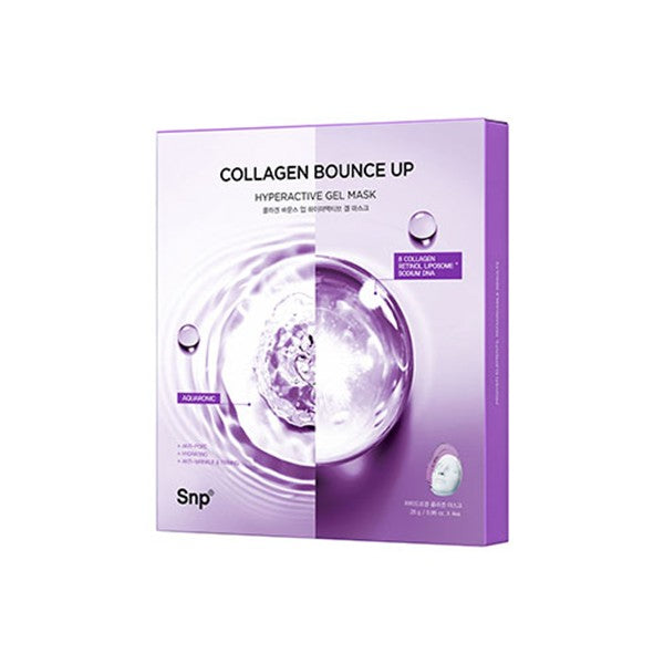 SNP Collagen Bounce Up Hyperactive Gel Mask 28g x 4