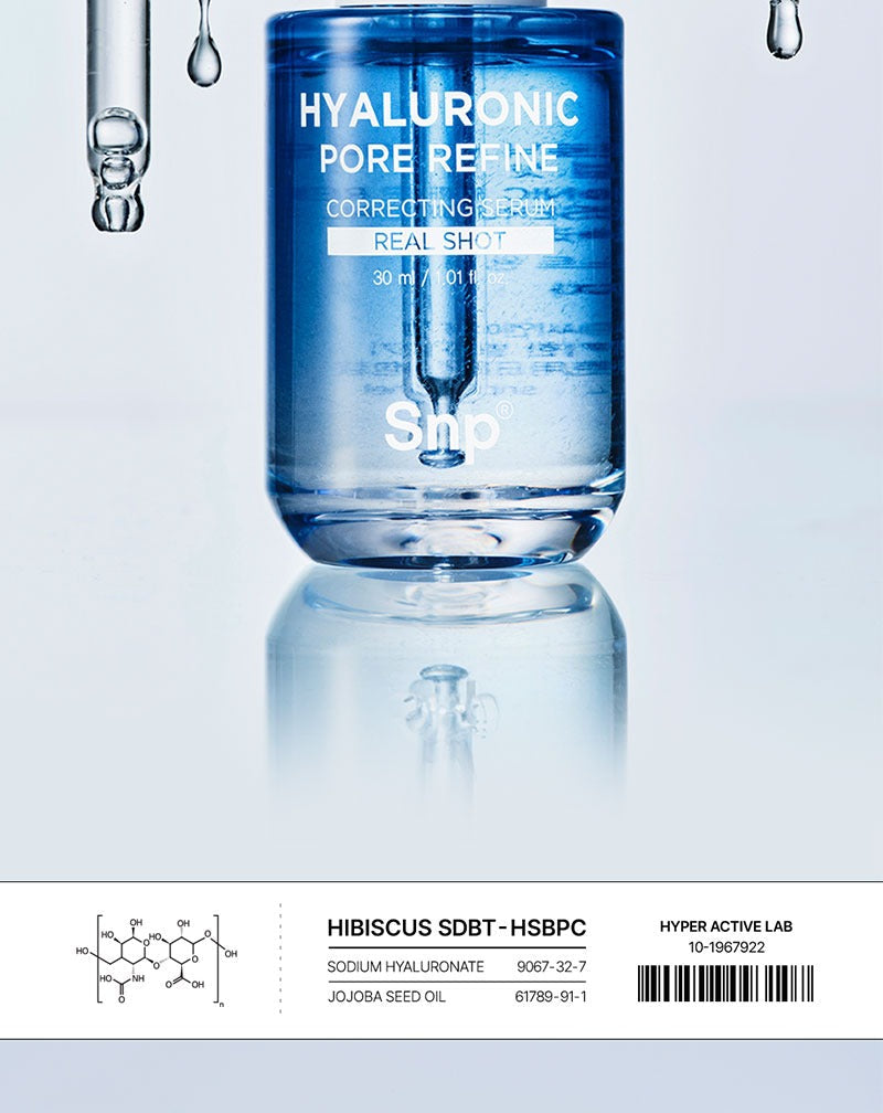 SNP Hyaluronic Pore Refine Correcting Serum Real Shot 30ml