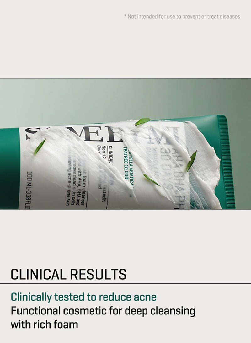 SOME BY MI AHA BHA PHA 30 Days Miracle Acne Clear Foam 100ml