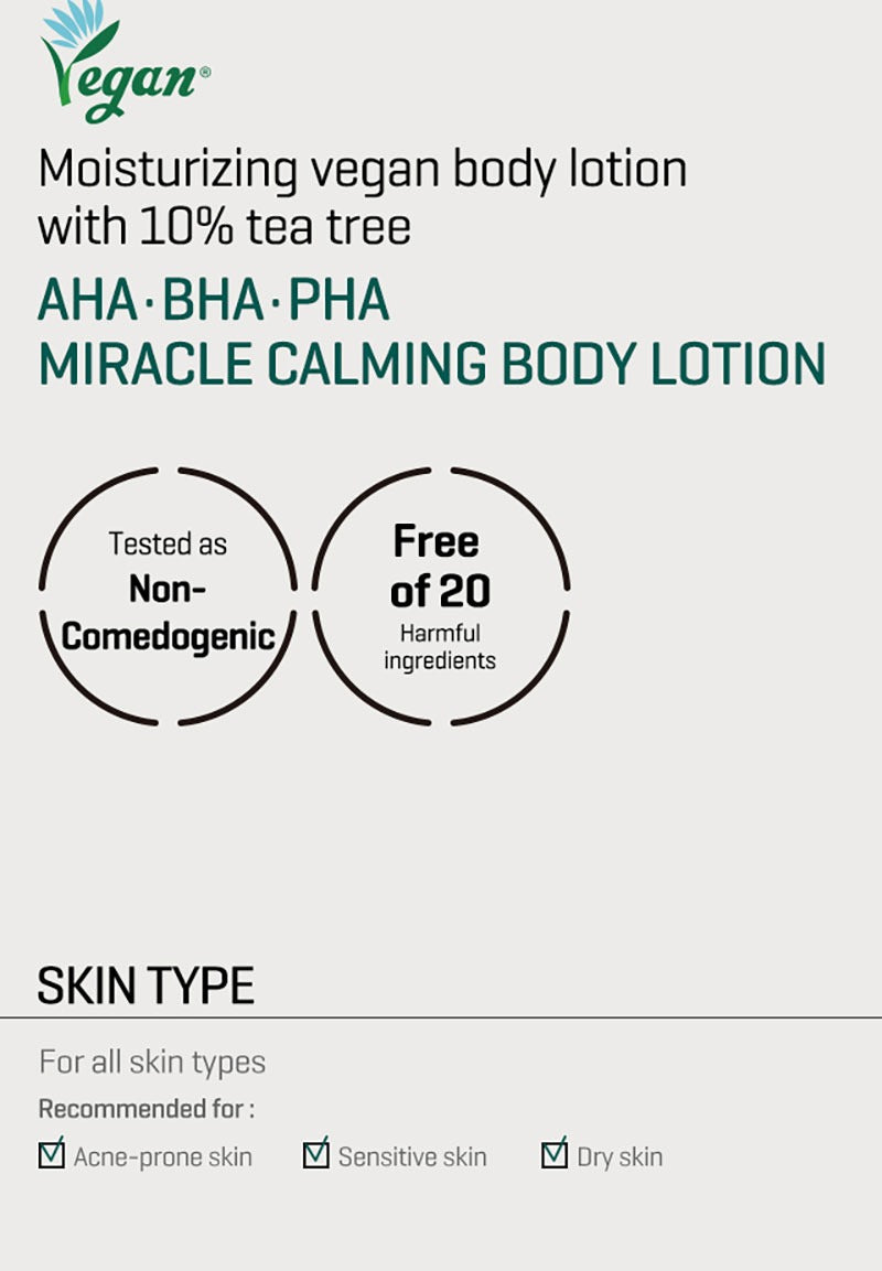 SOME BY MI AHA BHA PHA Miracle Calming Body Lotion 200ml