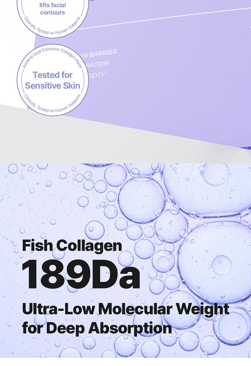 STARLIKE Azulene Dual Exosome Collagen Mask — 5 Sheets