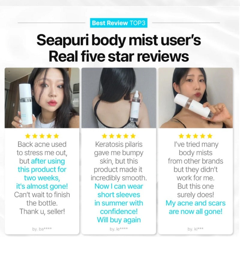 Seapuri Body Mist 200ml