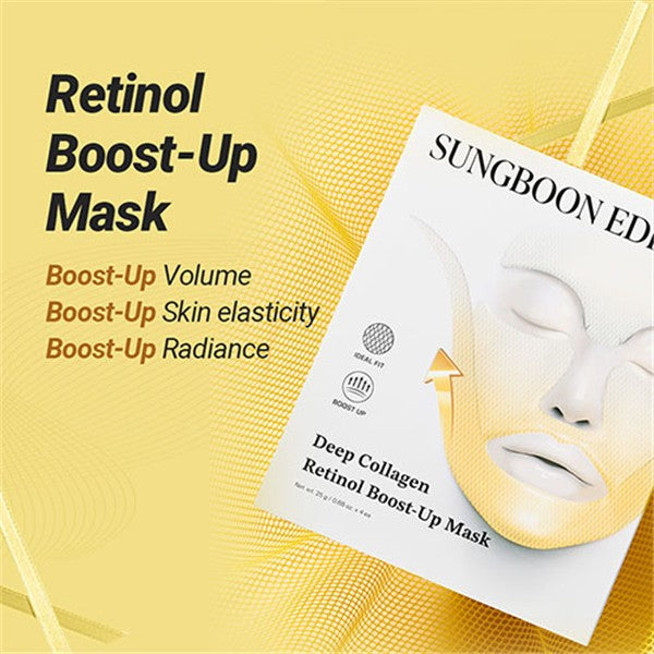 Sungboon Editor Deep Collagen Retinol Tension Boost Up Mask (4 Sheets)