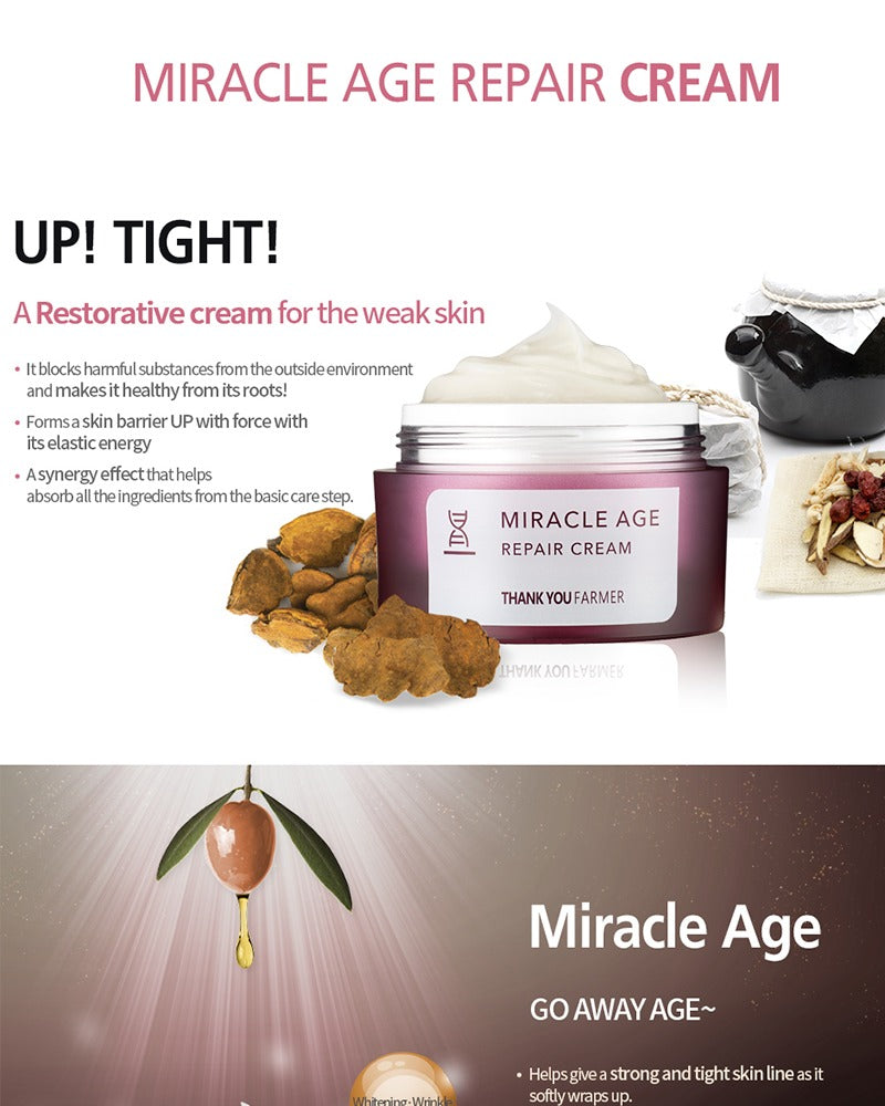 THANK YOU FARMER Miracle Age Repair Cream 50ml