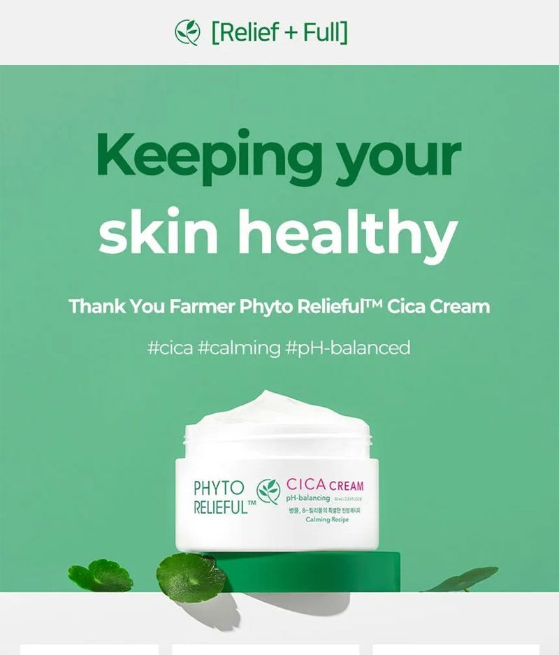 THANK YOU FARMER Phyto Relieful™ Cica Cream 80ml