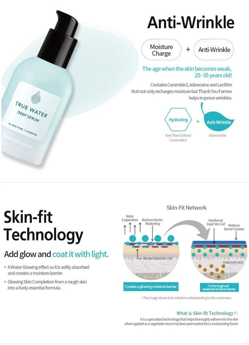 THANK YOU FARMER True Water Deep Serum EX 60ml