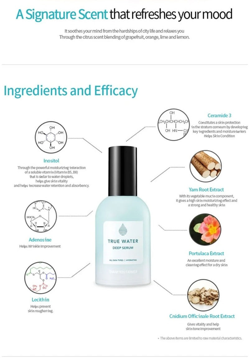 THANK YOU FARMER True Water Deep Serum EX 60ml