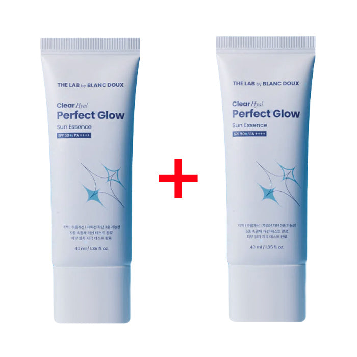 THE LAB by BLANC DOUX Clear Hyal Perfect Glow Sun Essence 40ml x 2ea (SPF50+ PA++++)