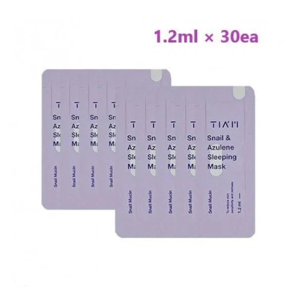 TIAM Snail & Azulene Sleeping Mask (1.2mL × 30ea)