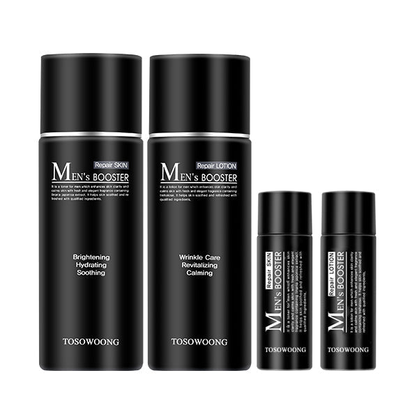 TOSOWOONG Men's Booster Repair Skincare Set (2-Types)