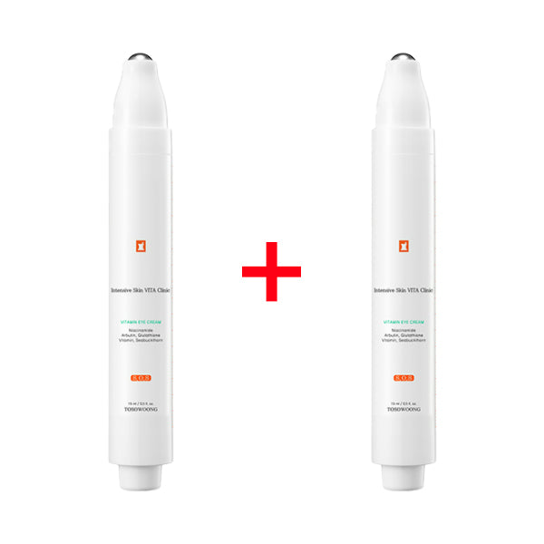 TOSOWOONG SOS Spot Whitening Vita Vitamin Eye Cream 15ml x 2ea