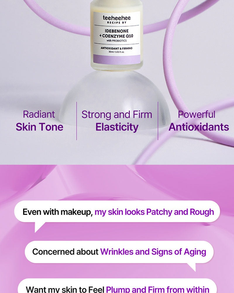 Teeheehee Idebenone Q10 Tension Up Serum 30ml
